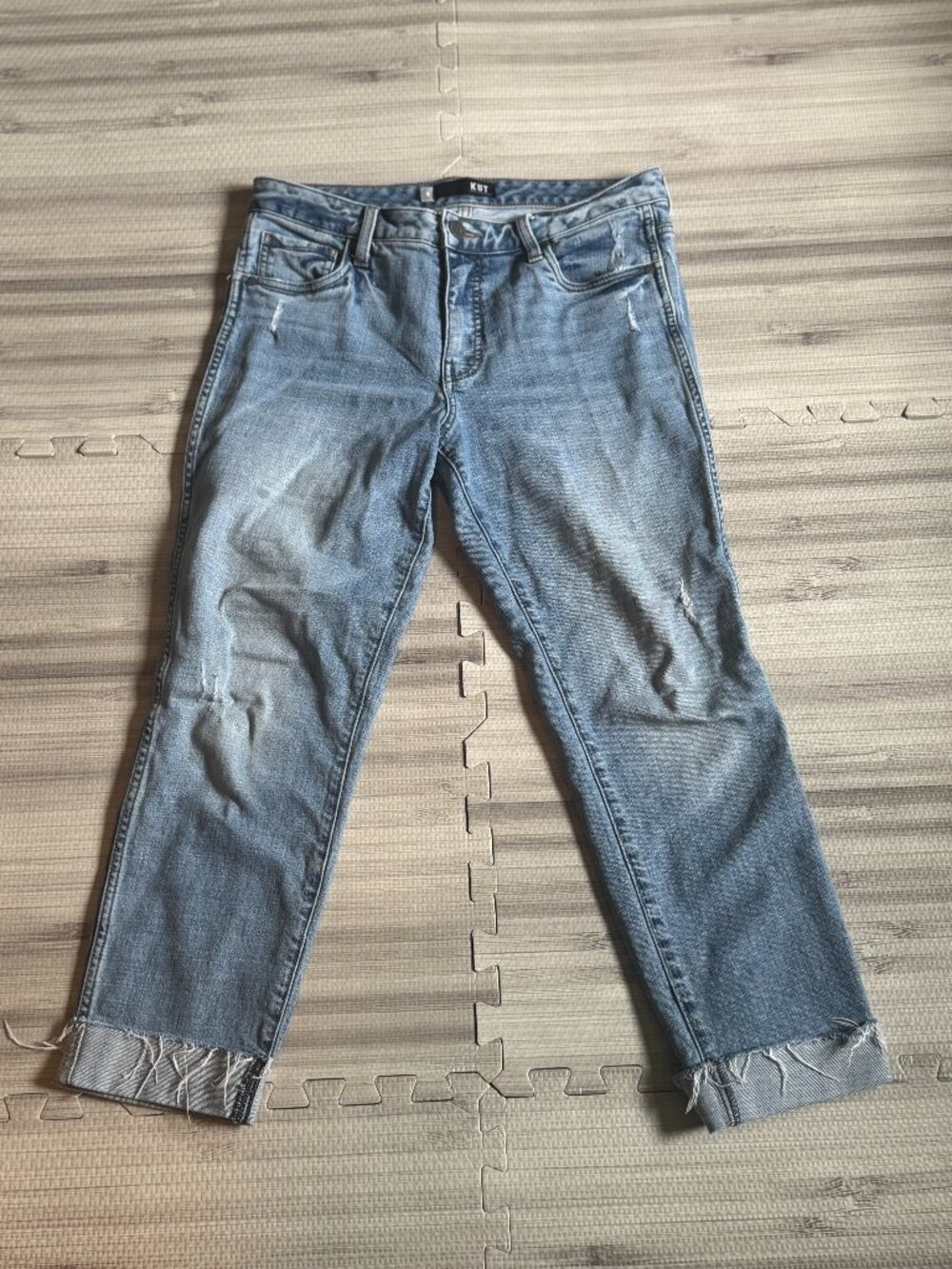 KUT from the Kloth Catherine Ab Fab High Waist Boyfriend Jeans